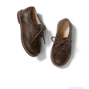 Janie & Jack LEATHER WING TIP SHOE